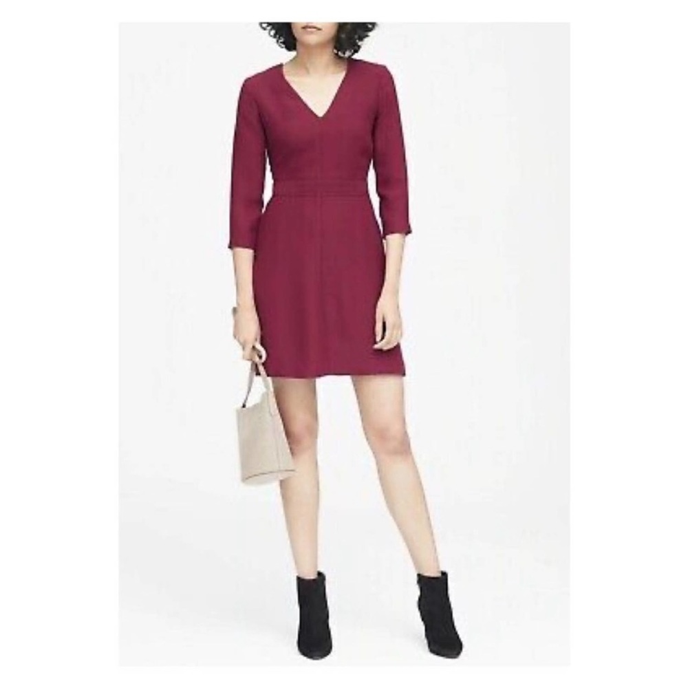 Banana Republic V neck dress (size 12 tall)